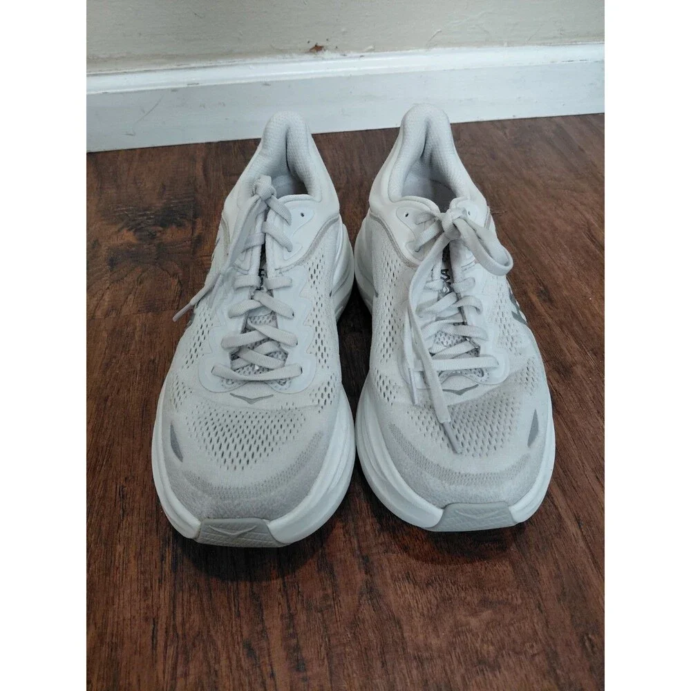 Size 11B - Hoka One One HOKA Bondi 9 Stardust Silver Womens Sneakers